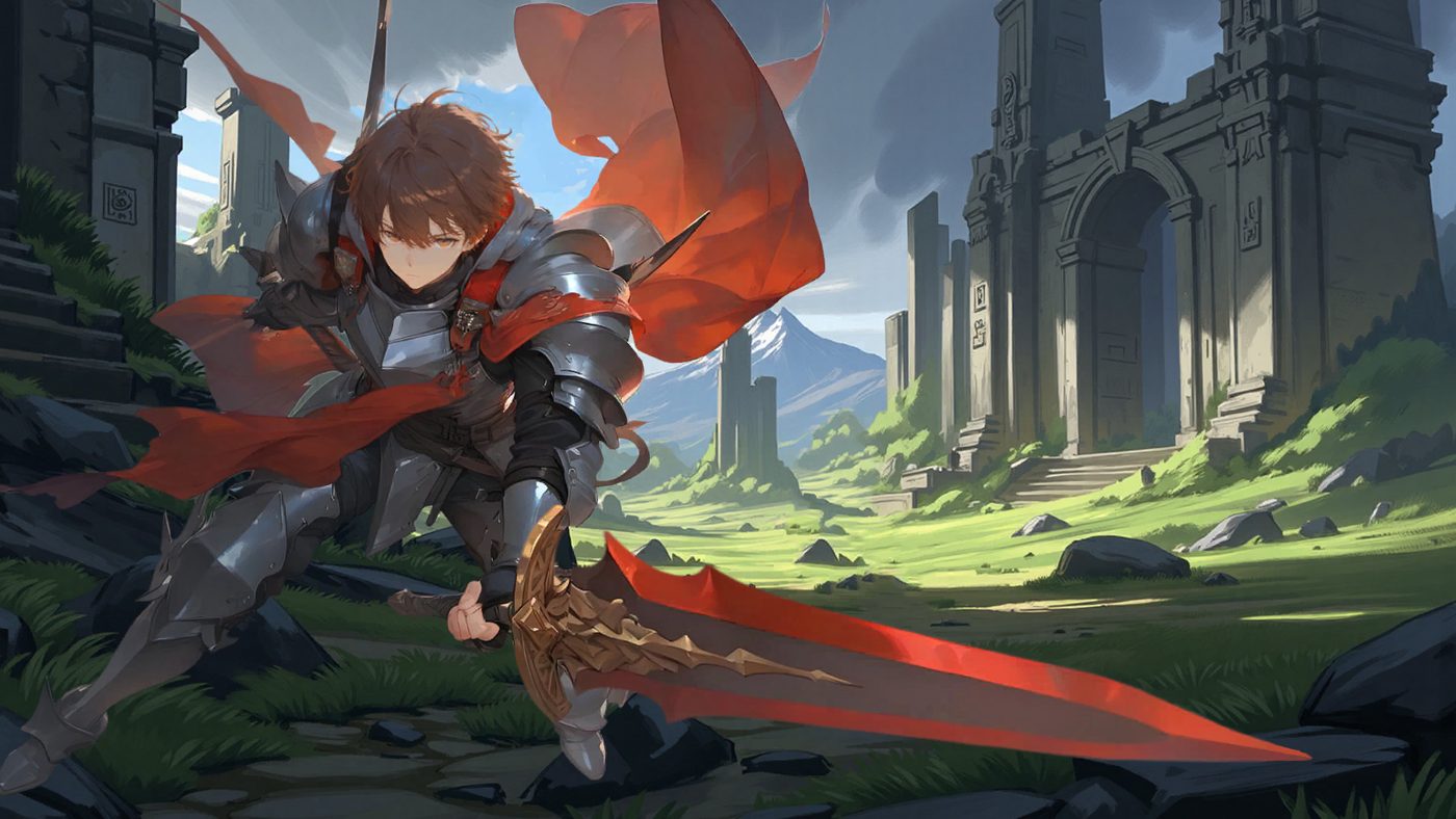 Crystal Saga Nova loading art
